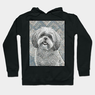 Dog Portrait - Lhasa Apso Hoodie